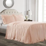 Ruffle Skirt King Bedspread Set Soft Microfiber Cottage Farmhouse Decor. Fixed Price $85.69.