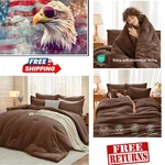 Complete King Size Bed Bag Set Ultra-soft Modern Comforter & Sheets. Fixed Price $134.38.