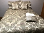 Croscill Windsor Gold Floral Brocade Queen 6 Pc Comforter Set. Fixed Price $169.00.