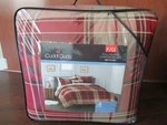 Bnip Cuddl Duds Home 4-PIECE Heavy Weight Flannel Comforter Set, Pick Size. Fixed Price $250.00.