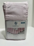 New Simply Shabby Chic Pink Ruffled Bed Skirt 100% Cotton King Size. Fixed Price $34.99.