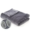 Pure Enrichment Heated Micromink & Velvet 84" 90" Deluxe Electric Blanket. Fixed Price $115.00.