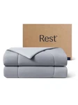 Rest -evercool Cooling Comforter- Grey, King/cal 106 X 90 Blanket. Fixed Price $124.00.
