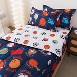 Adasmile & Zipper Bedding Twin Boys Kids Sports Comforter Sets Football. Fixed Price $63.87.