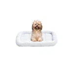 Padded Pet Bolster Bed - 22" X 15" White/black. Fixed Price $32.28.
