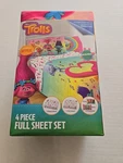 Trolls The Movie Full Size Set 4 Piece Bedding Dreamworks Heart. Fixed Price $20.00.