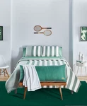 Lacoste Home Kenwyn 2 Piece Cabana Comforter Set, Twin - Green. Fixed Price $98.99.