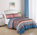 Chezmoi Collection Shore Bohemian Floral Medallion Striped Printed Comforter Set. Fixed Price $36.99.