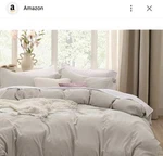 Dreamhood Duvet Cover King Size 104X90 & Pillow Cases Gray. Fixed Price $27.89.