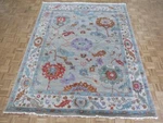 Premium Gray Oushak 8X10 Hand-knotted Clean & Well-maintained Area Rugs. Fixed Price $1079.25.