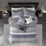 Madison Park Rhapsody 7 Piece Jacquard Comforter Set Bedding Matching Bedskirt. Fixed Price $207.99.