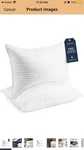Beckham Luxury Linens Queen Bed Pillow Set White Down Alternative Hypoallergenic. Fixed Price $30.00.