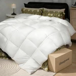 Beautyrest Goose Down Fiber Comforters King Size, All Season Luxury White Duvet. Fixed Price $211.99.