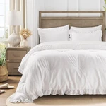 Bag 7 Pieces Comforter Set Queen, Ruffle Shabby Chic Bedding C.... Fixed Price $67.62.