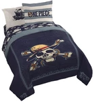 Sleep Like Your Favorite Pirate - One Piece 7 Queen Comforter Set. Fixed Price $114.99.