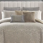 New Waterford Medallion Grey Queen 6PC Comforter Set. Fixed Price $275.00.