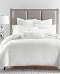 Hotel Collection White Etched Geo King Comforter. Fixed Price $119.00.