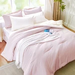 Kozyhvn Pink King Comforter Set 7-PIECE Reversible Bedding Soft Microfiber. Fixed Price $72.95.