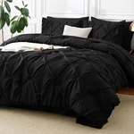 Master Bedroom Set Queen Black Comforter 7 Piece Pintuck Bedding. Fixed Price $74.99.