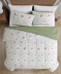 Hallmark Collectibles Trisha 3-PC. Comforter Sets King Flowers Vintage Style. Fixed Price $179.99.