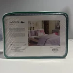 Lacoste Williamburg Twin Duvet Cover Set Standard Sham 100% Cotton 68"X88". Fixed Price $50.00.
