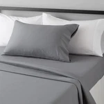 Amazon Basics Lightweight Super Soft Easy Care Wrinkle-free Twin, Dark Gray. Fixed Price $24.99.