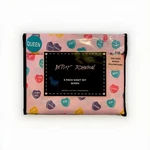Betsey Johnson Queen Sheet Set 6PC Pink Candy Heart Bedding 4 Pillowcases. Fixed Price $60.00.