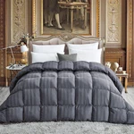 Luxurious 1200 Thread Count Siberian Goose Down Comforter, 100% Egyptian Cotton. Fixed Price $243.99.