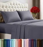 Utopia Bedding Queen Size Set 4 Piece Sheets, Soft And Breathable Mi. Fixed Price $28.95.