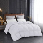 White Lightweight Summer King Size Goose Down Comforter 100%COTTON Bedding. Fixed Price $84.99.