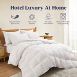 Peace Nest All Season Goose Down Feather Comforter, King Queen. Fixed Price $55.99.
