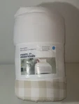 Room Essentials Reversible Microfiber Comforter Size Twin/xl 2-TONE Ivory. Fixed Price $24.95.