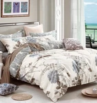 Daisy Floral Comforter Set: + 2 Pillow Shams 100% Cotton Shell. Fixed Price $74.98.