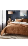 Twin/twin Washed Cotton Sateencomforter And Sham Set Dapper Brown - Threshold*:. Fixed Price $67.85.