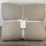 Pottery Barn Belgian Flax Linen Comforter King/cal Dark Soft Bedding. Fixed Price $259.00.