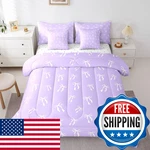 Erosebridal 7 Piece Kawaii Bow Knot Bedding Sets White Coquette Comforter. Fixed Price $77.57.