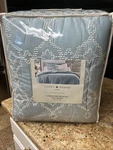 Lucky Brand Home Tile Seed Stick 3 Piece Comforter Set. Fixed Price $150.00.