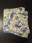 Waverly Valance Imperial Dress Blue Yellow Green Jacobean Floral 21 X 75. Fixed Price $16.50.