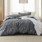 Bedsure Comforter - Dark Grey Set, 3 Pieces Cute Queen 05. Fixed Price $77.52.