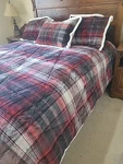 Ugg Sample Avery Queen Reversible Sherpa Micro-plush Comforter Set- 94" X 100". Fixed Price $96.00.
