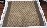 Vintage Fendi Blanket Throw 100% Wool Black & Camel Color Roses 64 X 54. Fixed Price $249.99.