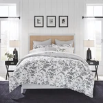 Laura Ashley - King Comforter Set, Reversible Cotton Bedding, Includes Matching. Fixed Price $172.99.