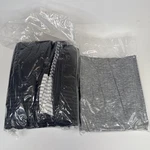Flysheep Ombre Striped Bed Bag 7 Pieces King Size, Grey And White Stripes. Fixed Price $44.99.