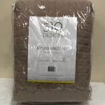 510 Design King/ Cal 3PC Coverlet Set With 2 Shams Color Khaki. Fixed Price $39.95.