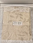 Martha Stewart Tan Floral Design Reversible Twin Quilt 100% Cotton. Fixed Price $69.99.