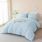 Perfemet Full Bed In Bag 5 Piece Light Blue Comforter Set Sheets. Fixed Price $89.99.