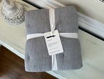 Pottery Barn European Flax Linen Tufted Waffle Comforter Standard Shams (2). Fixed Price $64.00.