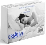 Creative Bed Pillows 100% Natural Goose Feather And Down Cotton Case. Fixed Price $29.98.