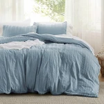 Bedsure Luxury Duvet Cover King Size - Striped Tufted Boho Bedding Set Shabby. Fixed Price $51.41.
