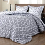 Downluxe Reversible Grey Microfiber Alternative Comforter Full/queen Set. Fixed Price $45.97.